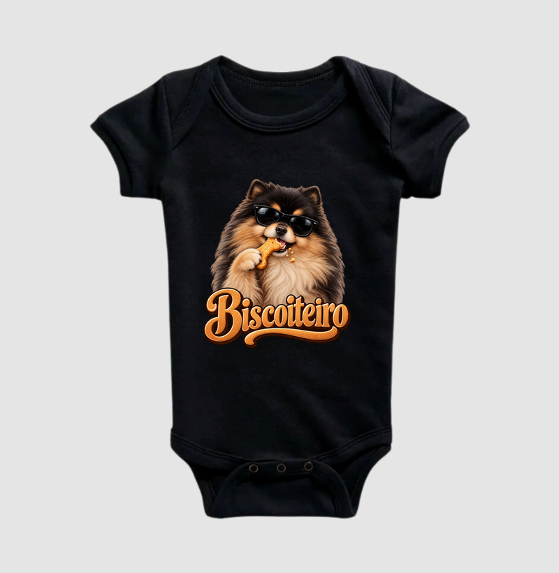 Cachorro Biscoiteiro 3 - Body Infantil