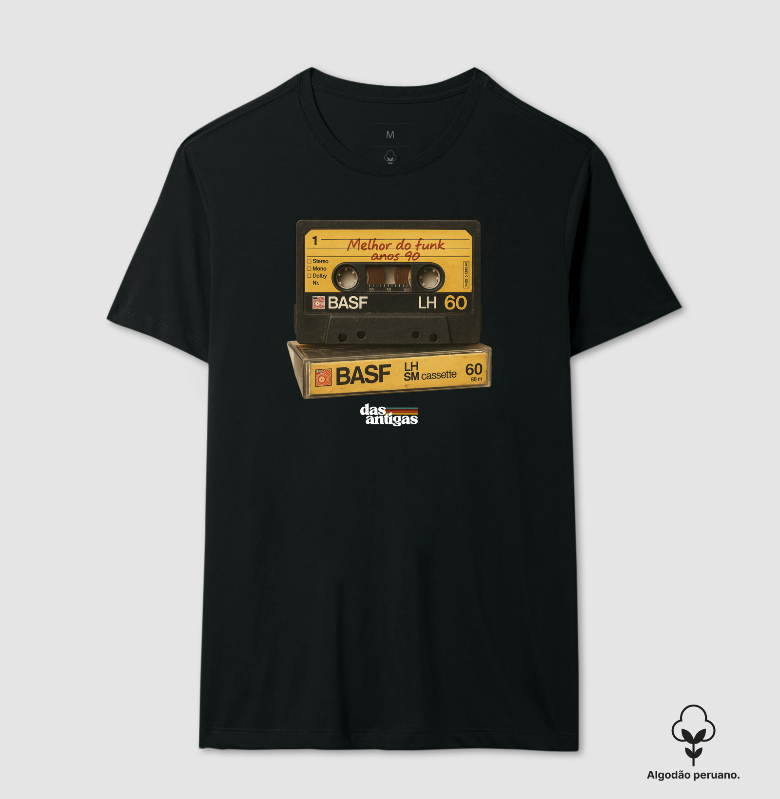 Melhor do Funk Anos 90 - Camiseta Algodão Peruano