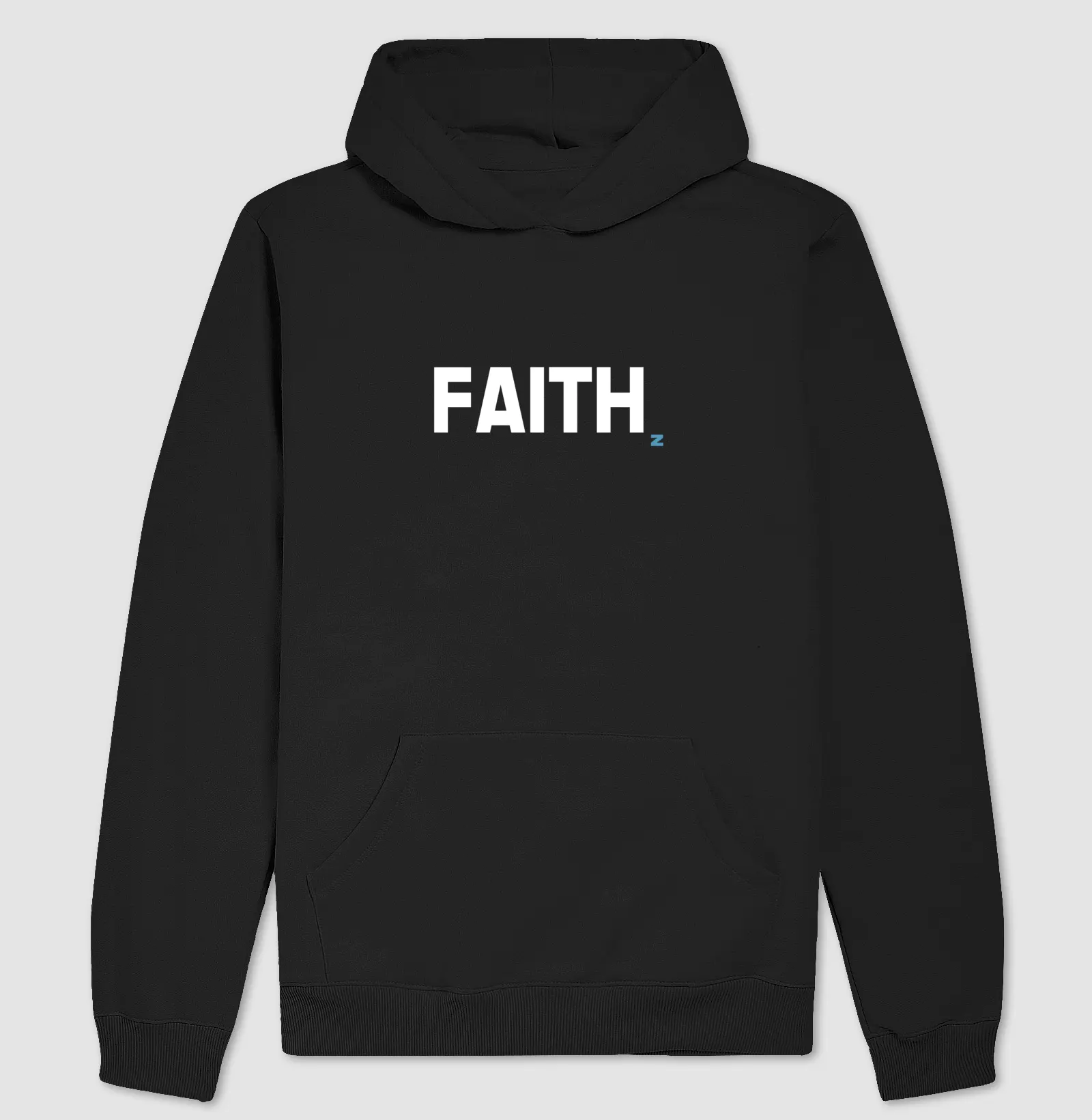 Hoodie Moletom Preta - Faith