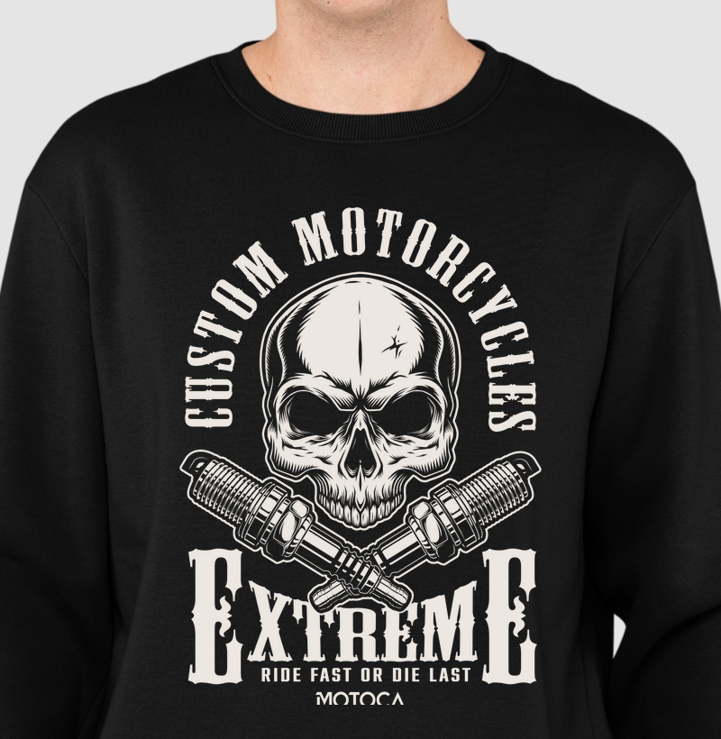 Extreme Ride Moletom s/ Capuz