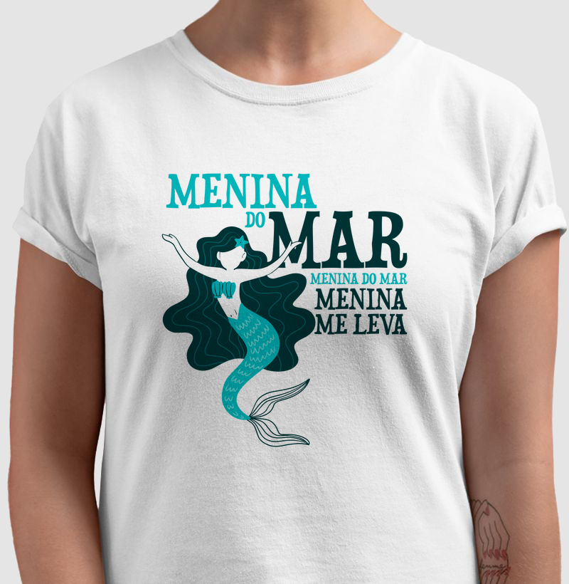 Camiseta Axé Menina do Mar