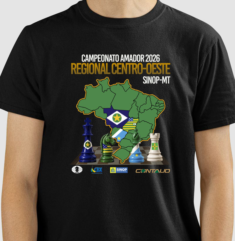 Campeonato Amador 2026 - Centro-Oeste - Peças enfileiradas - Camiseta