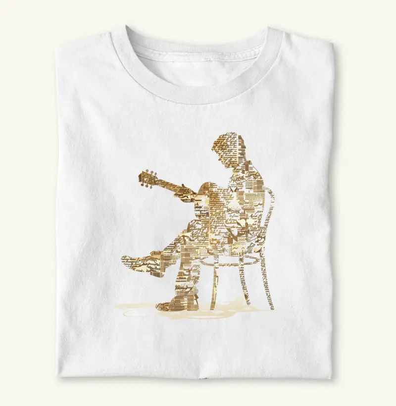 Acoustic Guitarist in Motion