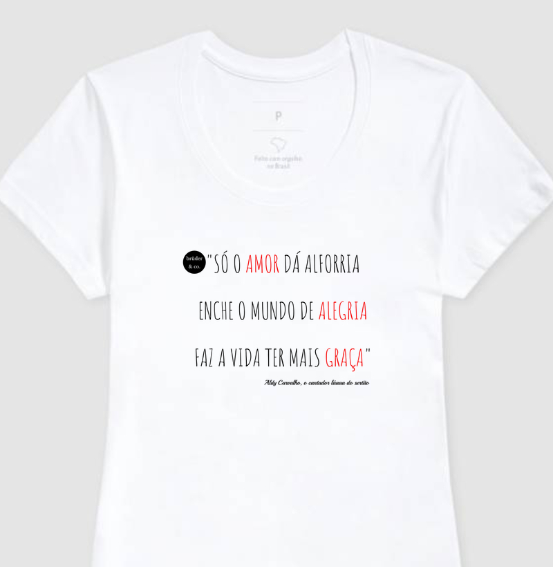 Só o amor dá alforria