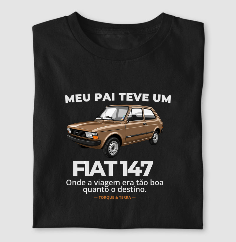 Meu pai teve um - FIAT 147 - marrom dourado