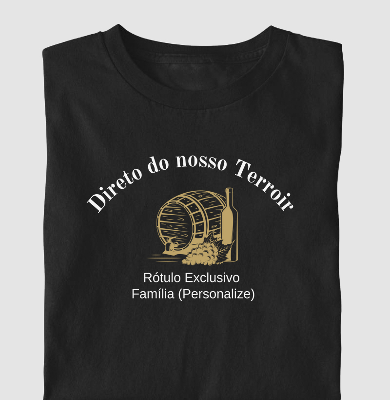 Camiseta Infantil Personalizada Terroir de Familia