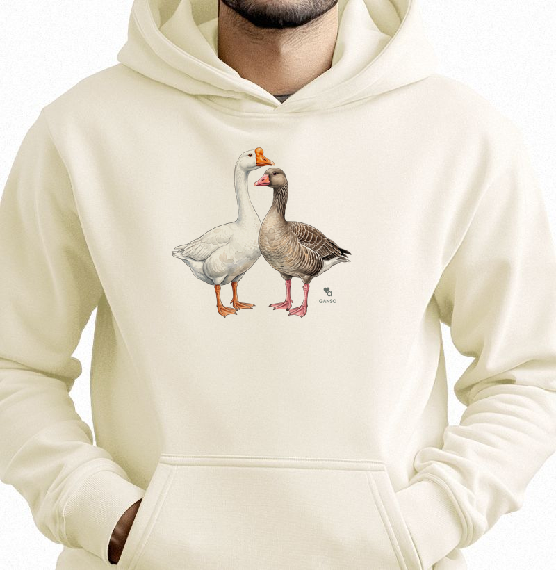 Aves - Gansos - Moletom Hoodie
