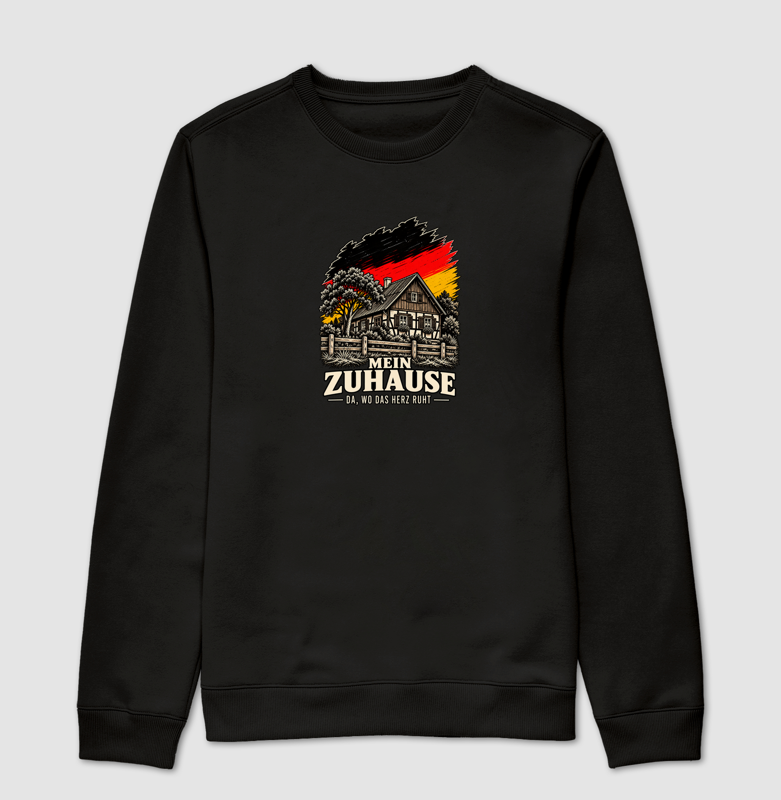Mein Zuhause — Da, wo das Herz ruht - Suéter Moletom