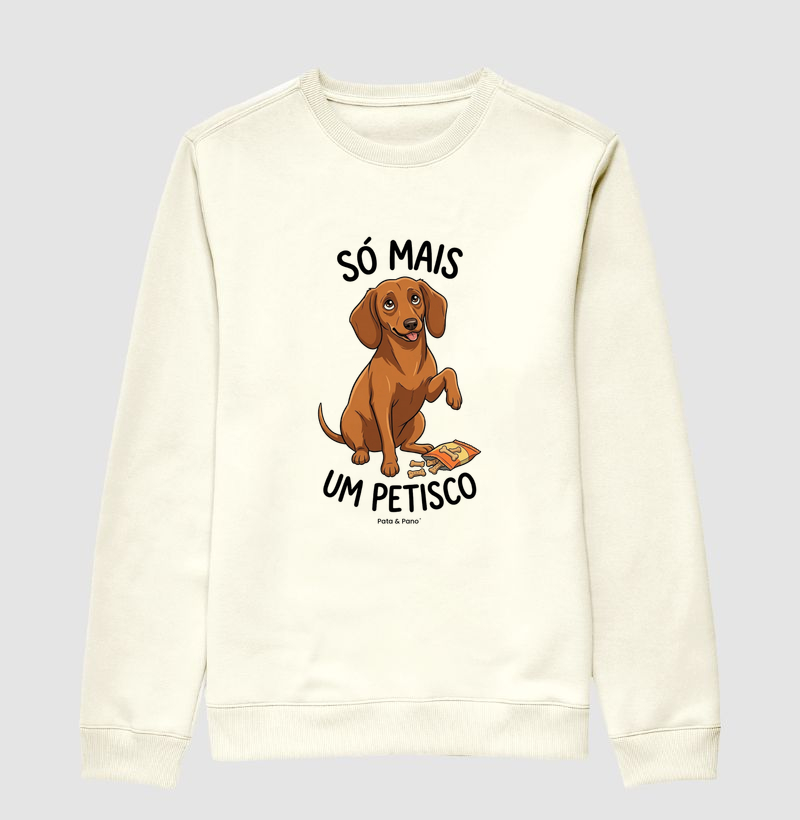 SUÉTER MOLETOM DACHSHUND SALSICHA PETISCO