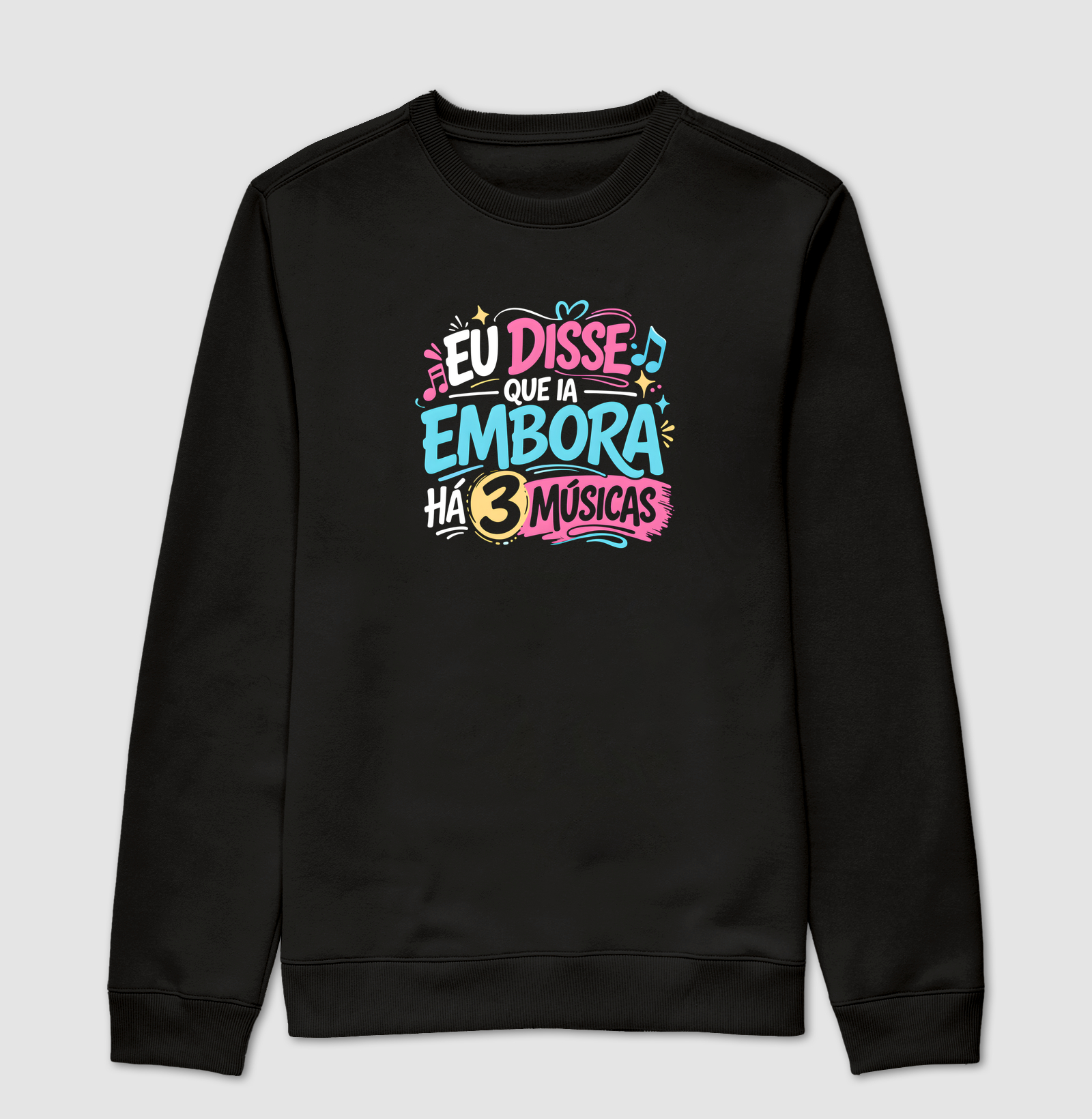 Eu disse que ia embora há 3 músicas