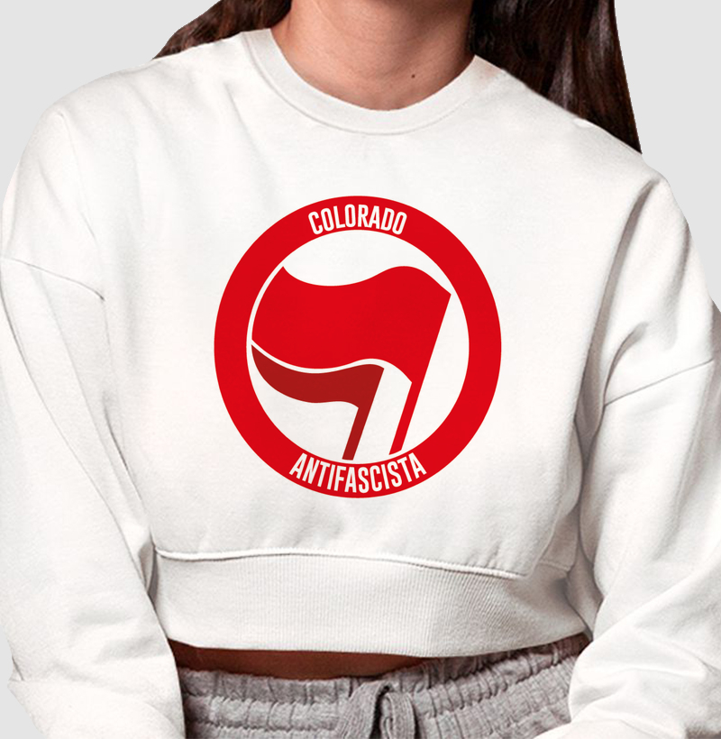 COLORADO ANTIFASCISTA - Cropped Moletom