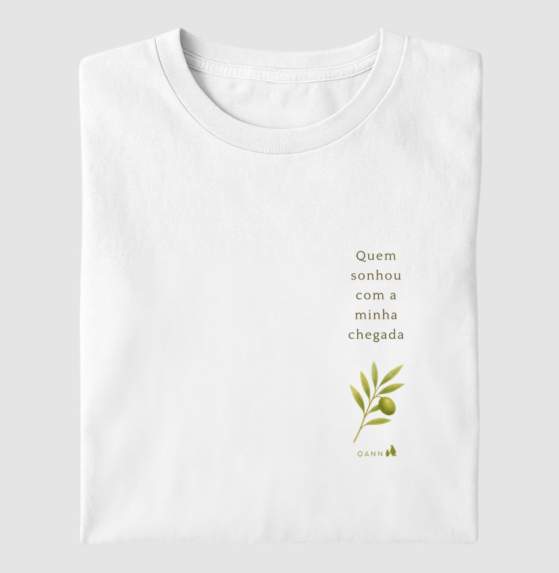Camiseta Revelação de Gravidez para o Pai — Quem Sonhou com a Minha Chegada