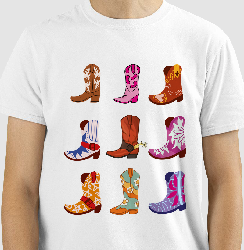 Camiseta - Western Boots