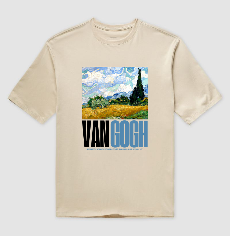 Wheat Field With Cypresses (1889) - Van Gogh