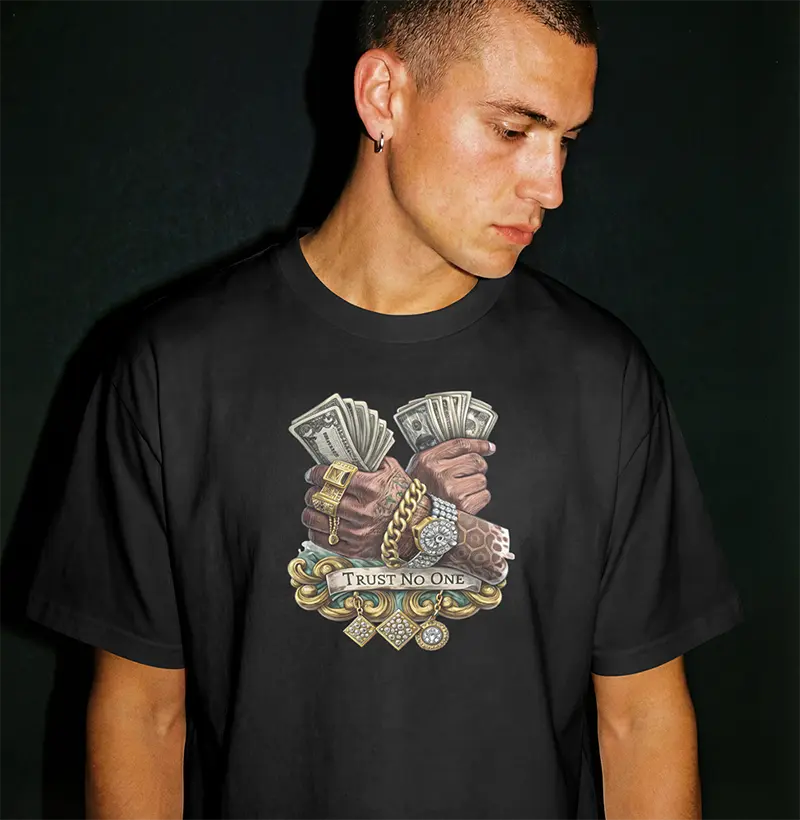 Camiseta Personalizada Streetwear Money