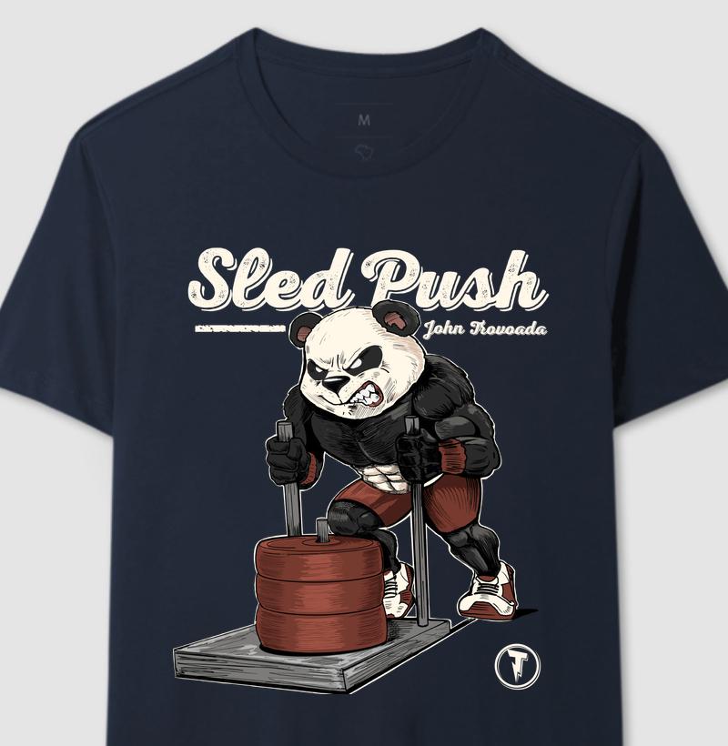 Panda Sled Push 