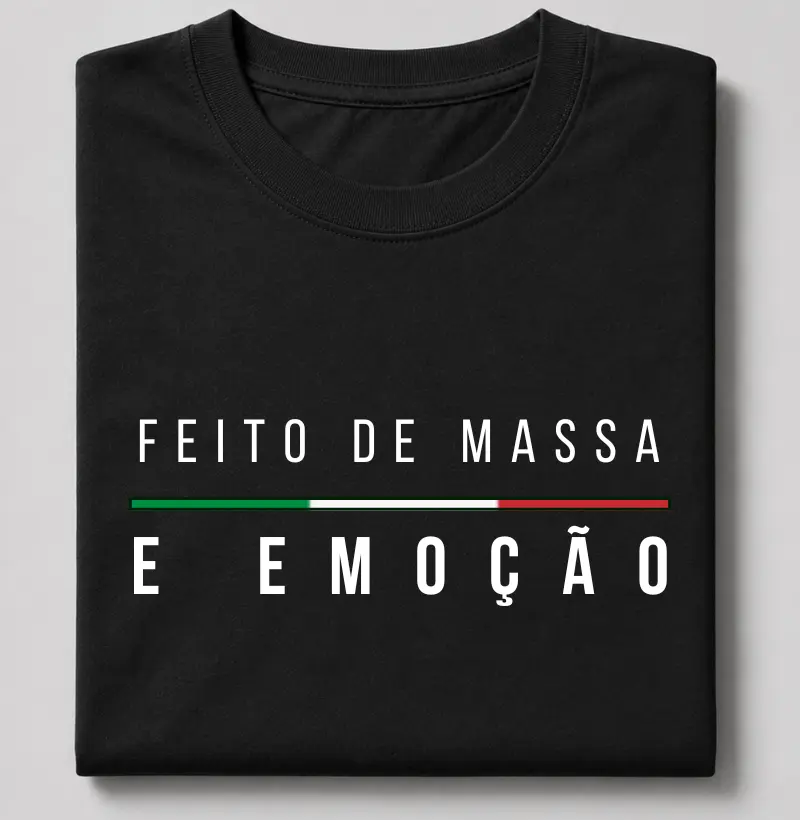 Feito de massa e emoção