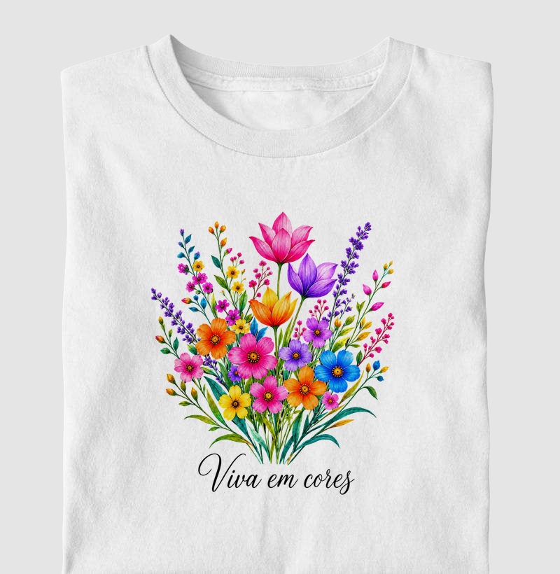 Camiseta Viva em Cores