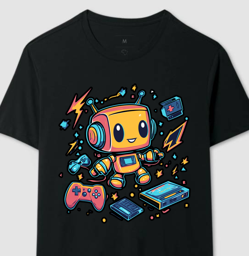 Camisa robô gamer 2