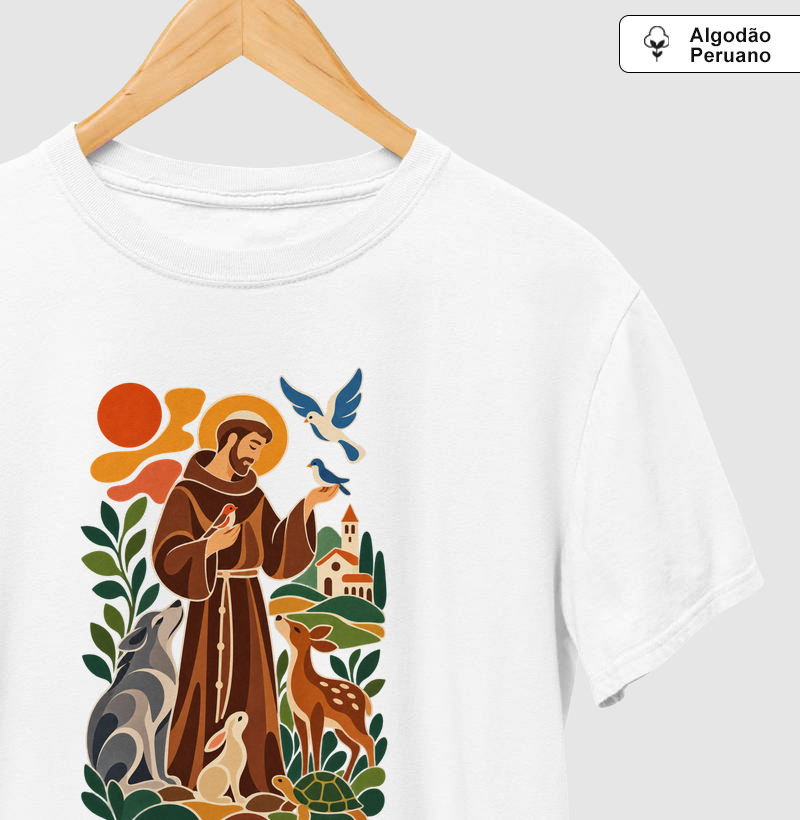 SÃO FRANCISCO - Camiseta Algodão Peruano