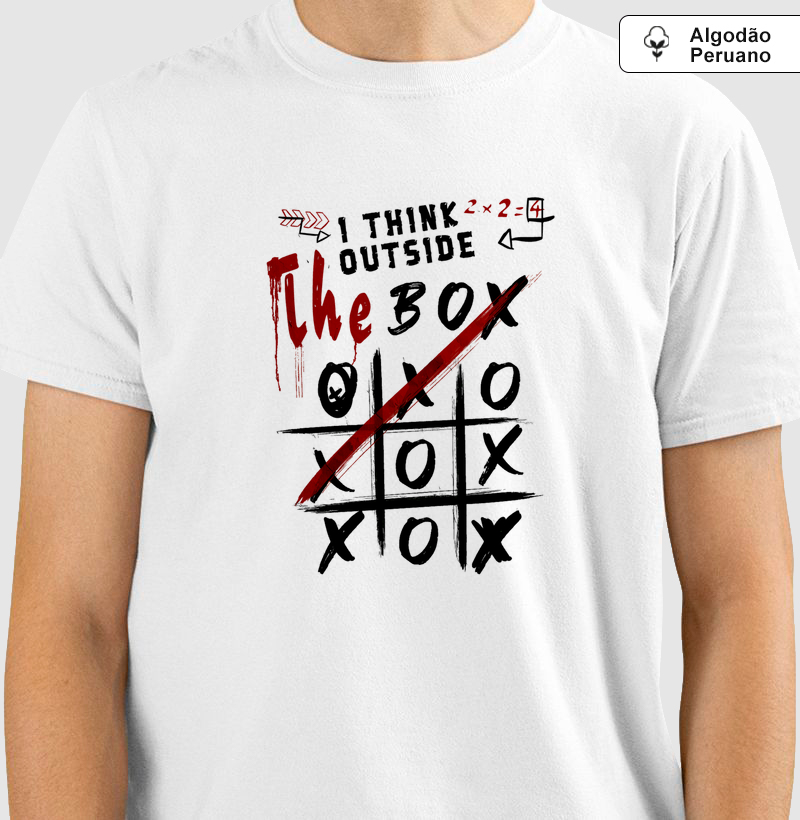 Camiseta - I Think Outside The Box
