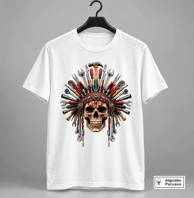 TECHNICAL CHIEF - Camiseta Algodão Peruano