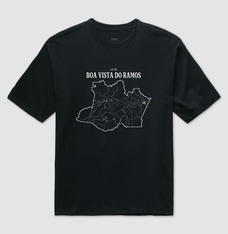 Boa Vista do Ramos | Território AM - Camiseta Oversized