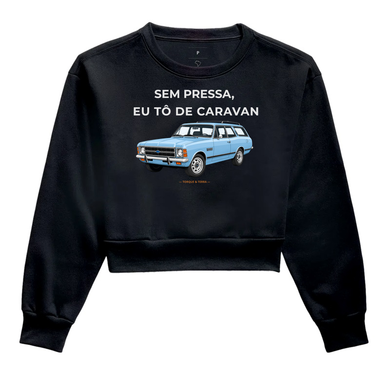 Sem pressa, eu tô de Caravan - azul claro