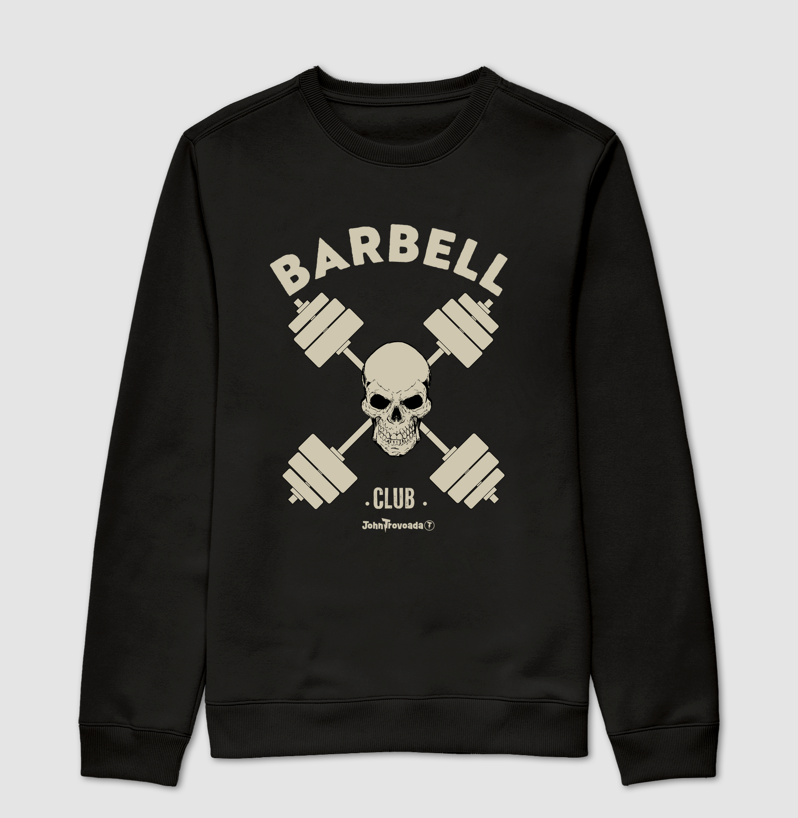 Suéter Moletom Barbell Club Skull