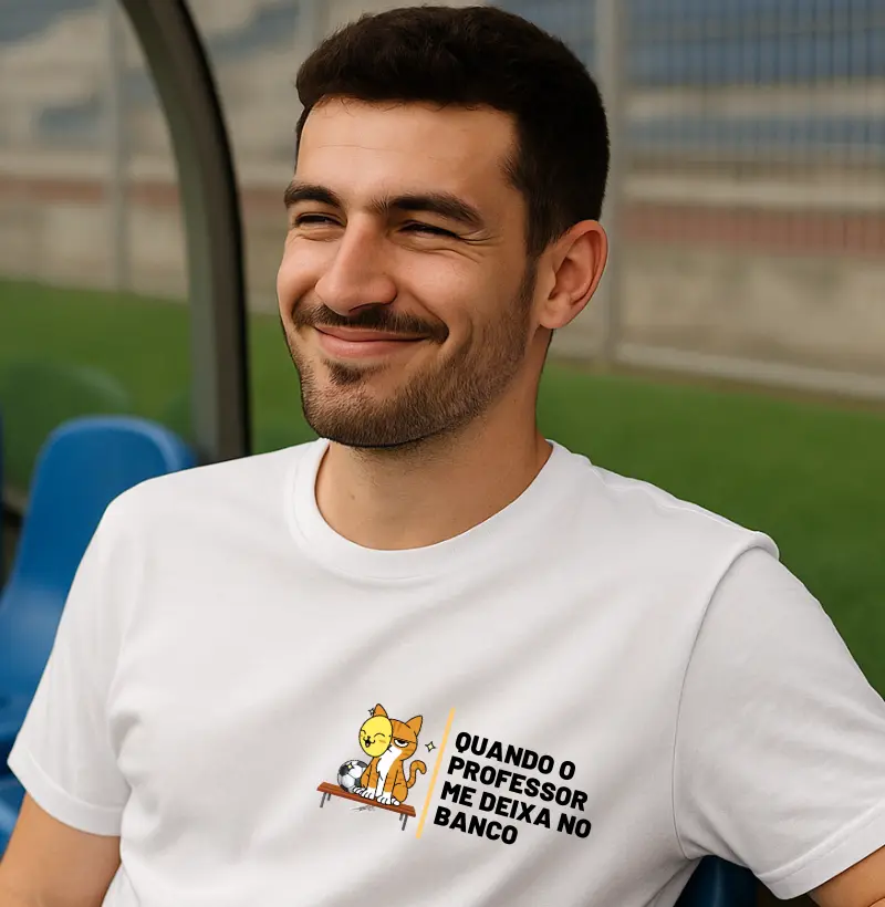 Quando o professor me deixa no banco