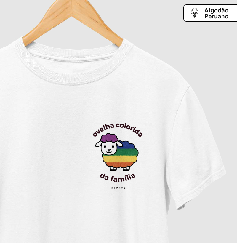 Ovelha colorida da família