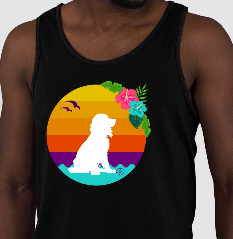 Cocker Spaniel Sunset