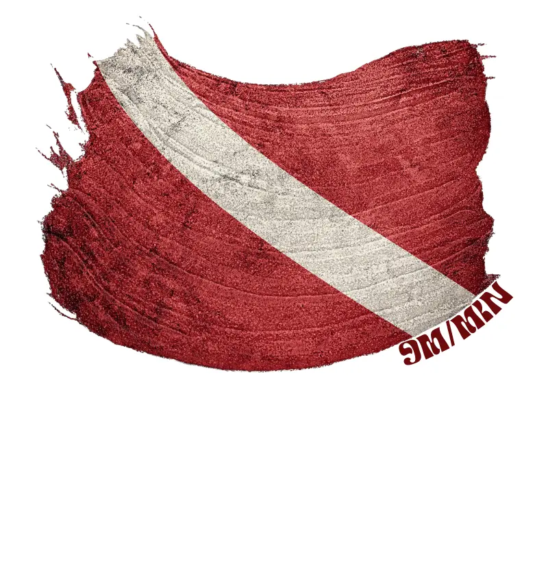 BANDEIRA DE MERGULHO PEQUENA 