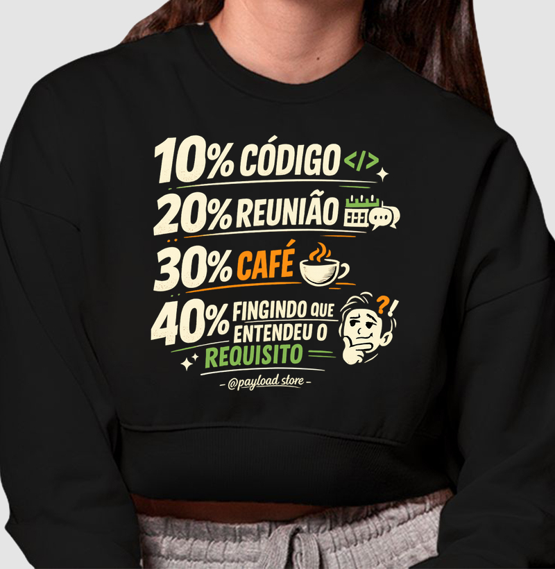 Rotina Dev — Código, Reunião, Café e Requisito