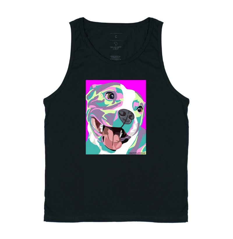 Arte Pit bull em textura