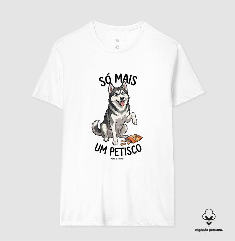 CAMISETA ALGODÃO PERUANO HUSKY PETISCO