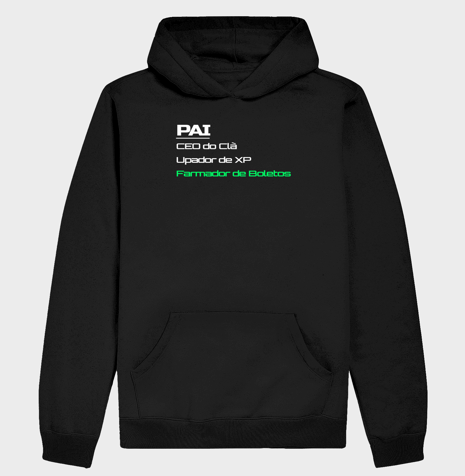 Camiseta Gamer Pai – CEO do Clã, Upador de XP, Farmador de Boletos