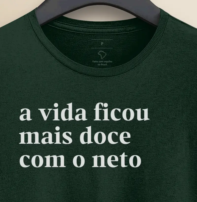 A vida ficou mais doce com o neto