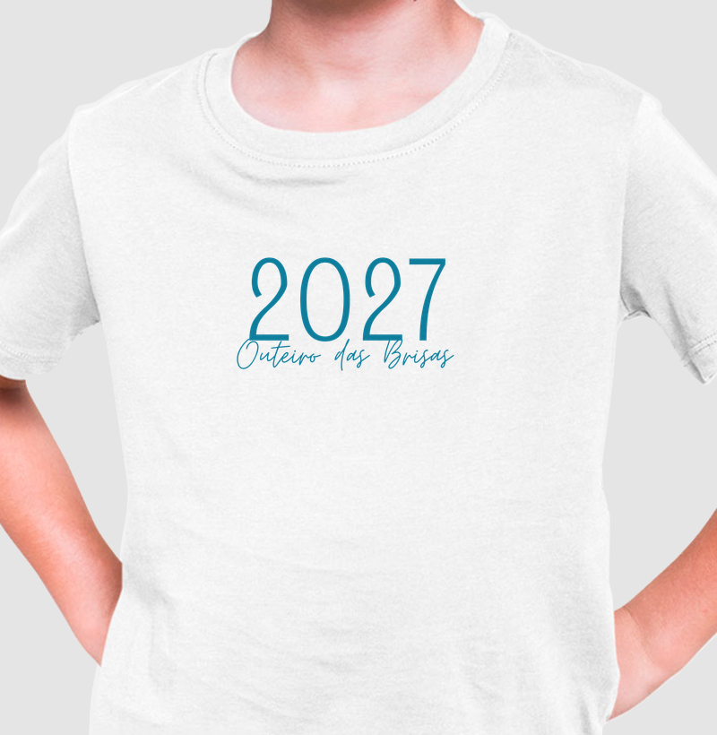 Camiseta Infantil Outeiro das Brisas 2027 – Réveillon na Bahia