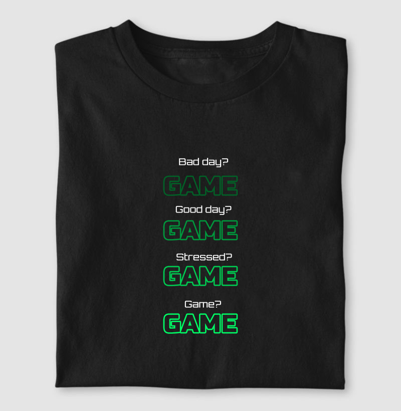 Camiseta Gamer “GAME Mood” – Estilo Streetwear para Gamers | ManaMoney