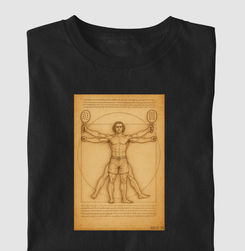 Beach Tennis - Leonardo Da Vinci - Homem Vitruviano
