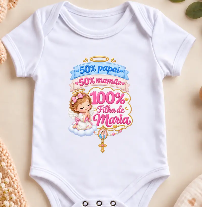 50% Papai, 50% Mamãe, 100% Filha de Maria