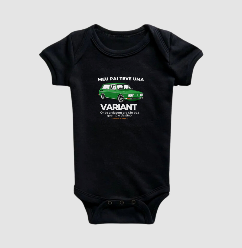 Meu pai teve uma - VARIANT - verde - Body Infantil