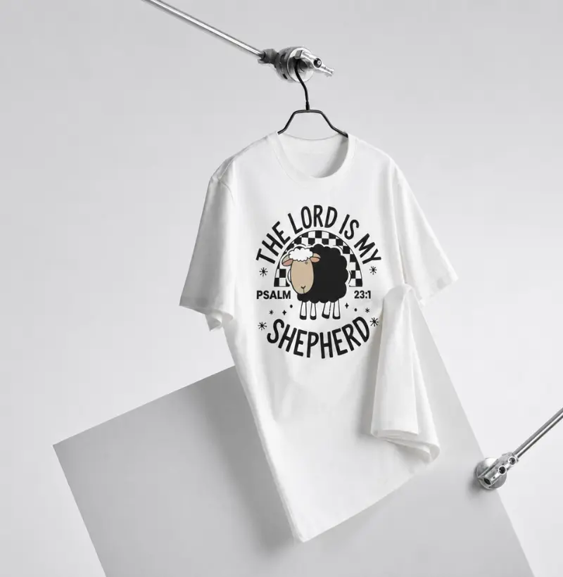 Camiseta - O Bom Pastor - Algodão Premium