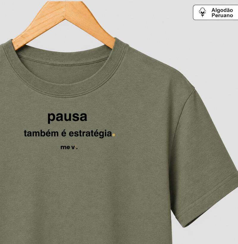 pausa também é estratégia.