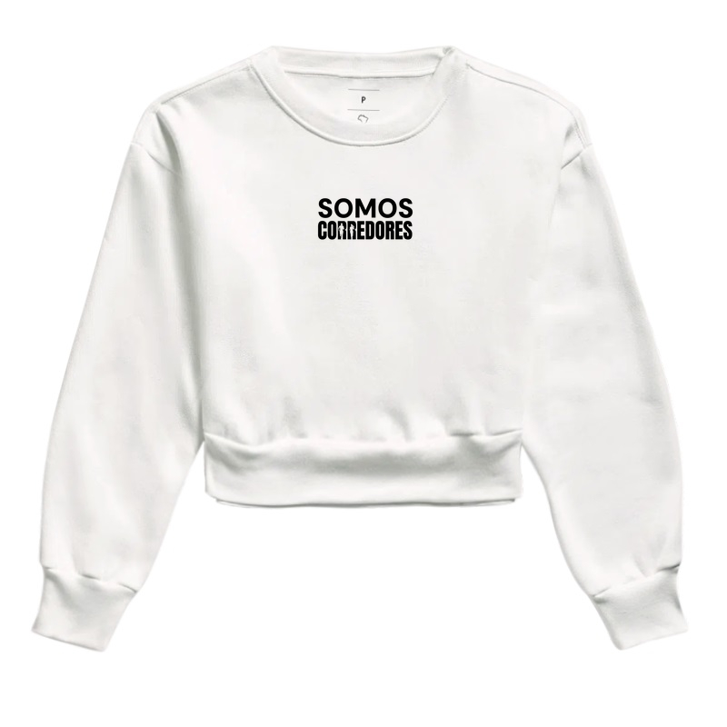 Cropped Moletom - Somos Corredores
