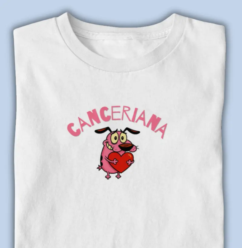 signos - canceriana - cão coragem pop art