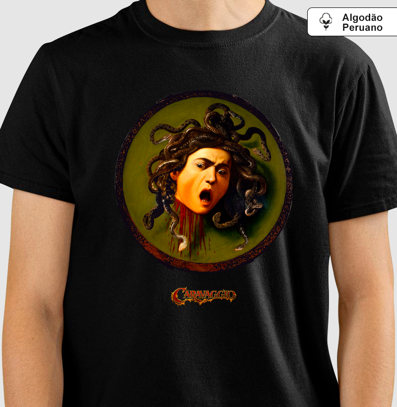 Arte Renascentista_ Medusa Caravaggio Premium 