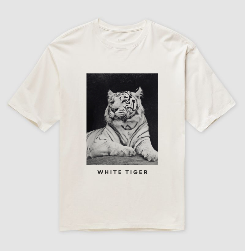 WHITE TIGER Oversized