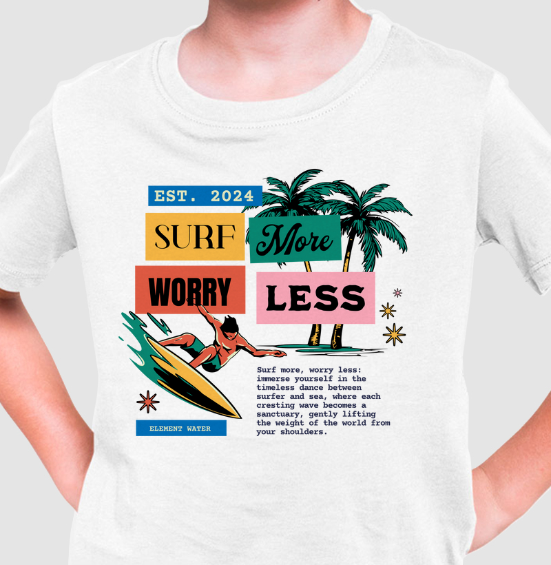 Vintage Retro Surfing Man